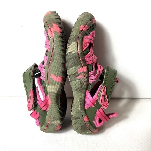 JAMBU Kids Camo/Pink Dusk Sneaker Rubber Fabric Sandals Little Girl's Size 8M - Picture 4 of 7